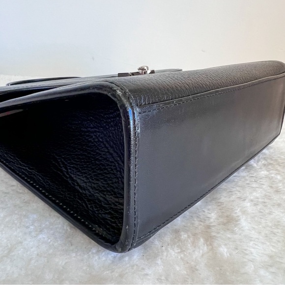 Burberry Leather Satchel Top handle Two Way Bag - Picture 15 of 16